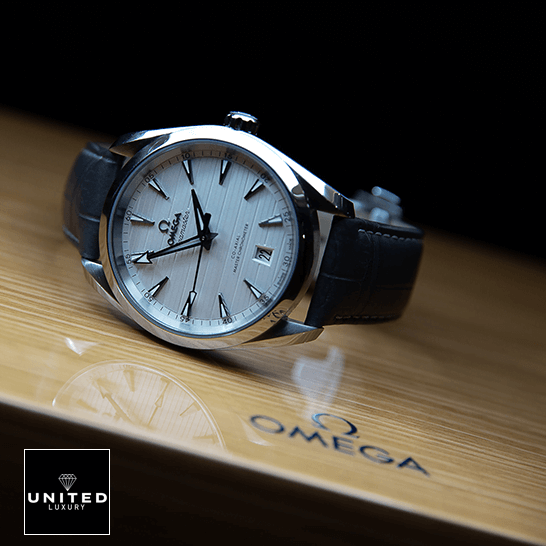 Omega Seamaster Aqua Terra White Dial Inspired on the omega box