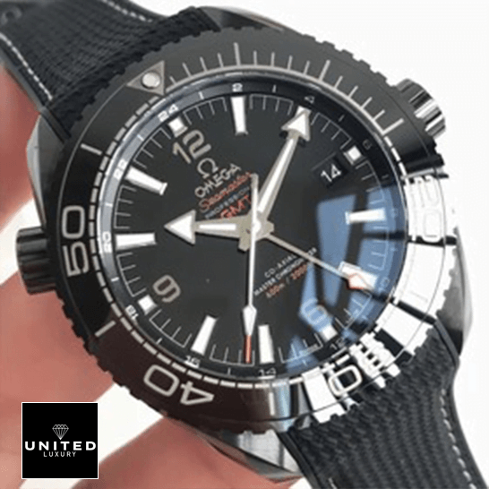 Omega Seamaster GMT Black Dial & Bezel Inspired on the hand