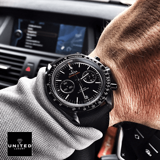 Omega Speedmaster Darkside Of The Moon 311.92.44.51.0 Black Dial Inspired on the wrist