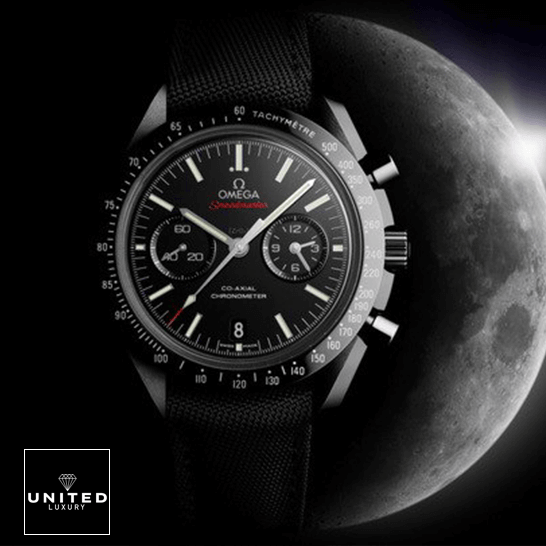 Omega Speedmaster Dark Side Of The Moon 311.92.44.51.01.003 Inspired moon background