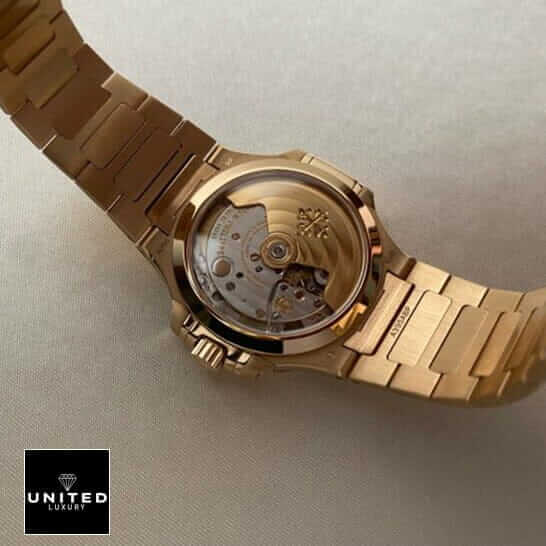 Patek Philippe 7118-1200r-010 Gold Bracelet Inspired upside view