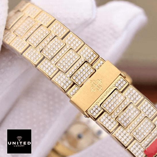 Patek Philippe Diamond Gold Bracelet Inspired on the glove white hand