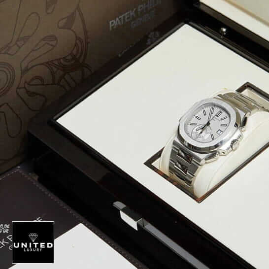 Patek Philippe White Dial Steel Case Inspired in the box