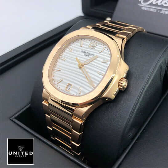 Patek Philippe Rose Gold White Dial Inspired in the black box