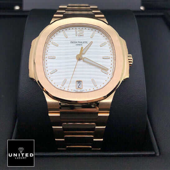 Patek Philippe Rose Gold White Dial Inspired in the black box