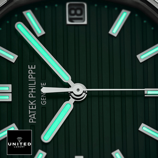 Patek Philippe Geneve Green Dial Inspired dial phosphor