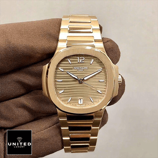 Patek Philippe 71181R-001 Nautilus Ladies Golden Rose Inspired on the and