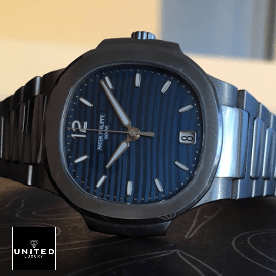 Patek Philippe Nautilus 71181A-001 Blue Dial Inspired side view