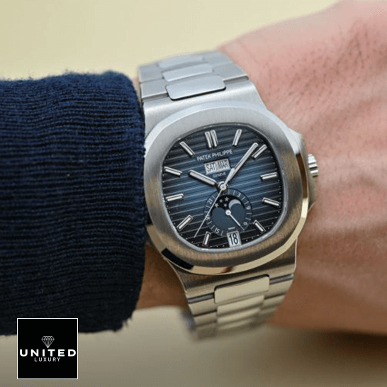 Patek Philippe Geneve Moon Steel Bracelet Inspired on the man wrist