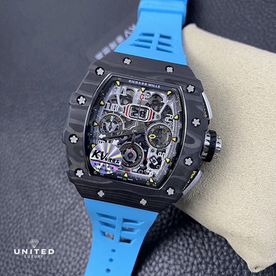 Richard Mille RM01103 Blue Bracelet Inspired front view