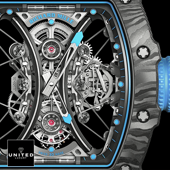 Richard Mille Tourbillion Pablo Mac Donough Inspired blue