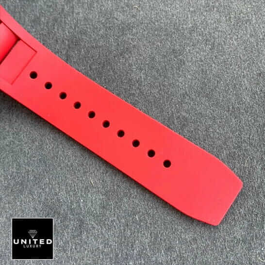 Richard Mille Red Rubber Bracelet Inspired