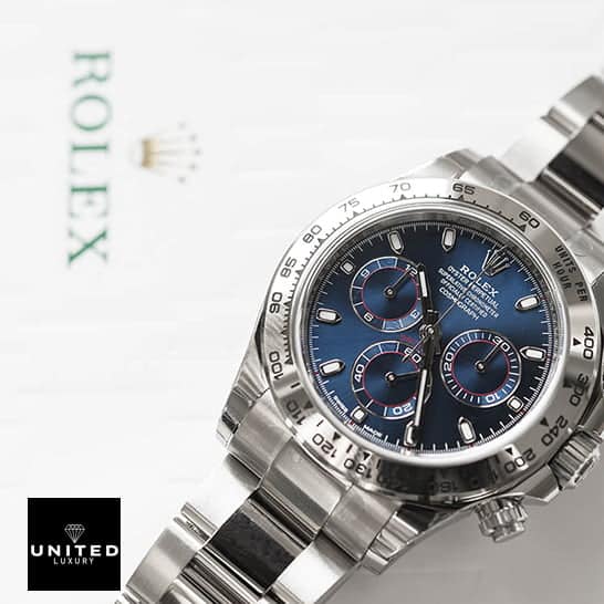 Rolex Daytona 116509 Blue Dial S.Steel Bezel Oyster Inspired on the Rolex Box