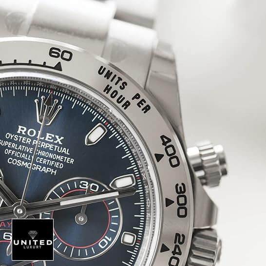 Rolex Daytona 116509 Blue Dial S.Steel Bezel Inspired