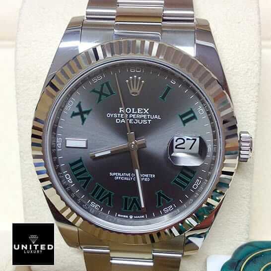 Rolex Datejust 126334 Wimbledon Grey Dial Inspired