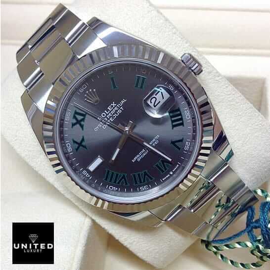 Rolex Datejust 126334 Wimbledon Fluted Bezel Inspired