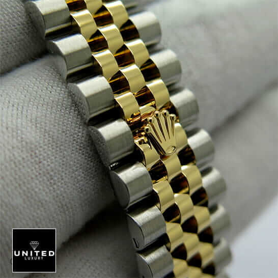 Rolex 278273 Steel Gold Jubilee Bracelet Inspired bracelet on the rolex logo