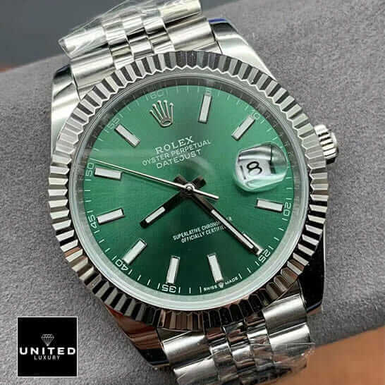 rolex 41mm green dial 4