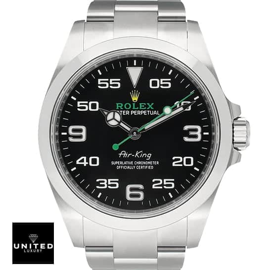 Rolex Air King 126900 Inspired Black Numeral Dial