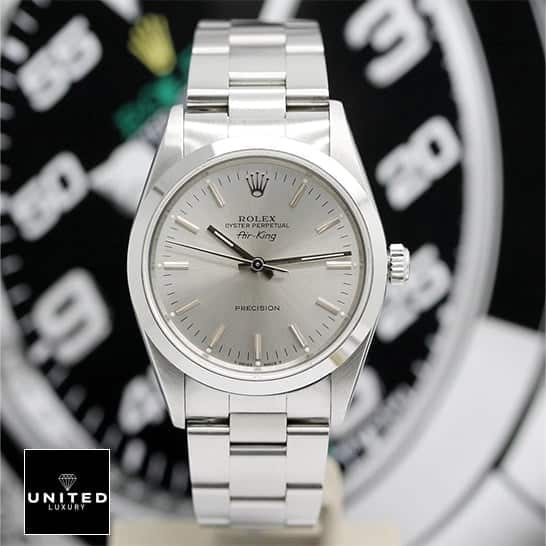 Rolex Air King 5500 White Dial Oyster Bracelet Inspired