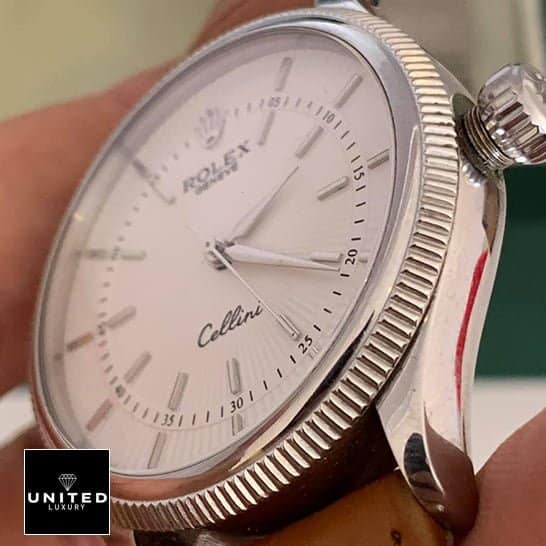 Rolex Cellini Danaos Stainless Steel Case Inspired