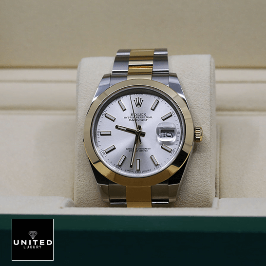 Rolex Datejust White Dial 126303 Inspired in rolex box