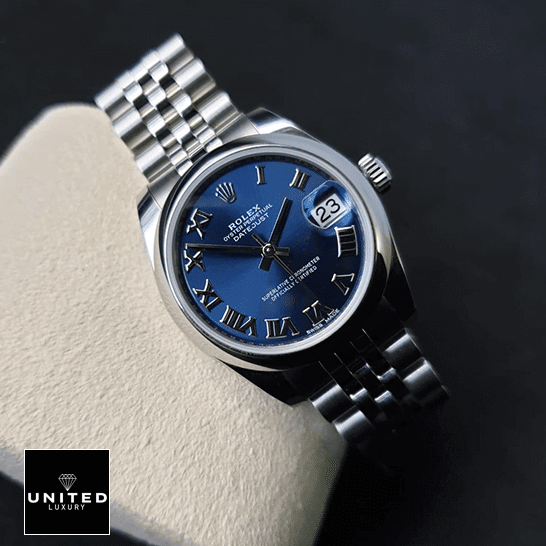 Rolex Datejust 178240 S.Steel Case & Blue Dial Bracelet Inspired & clock cushion