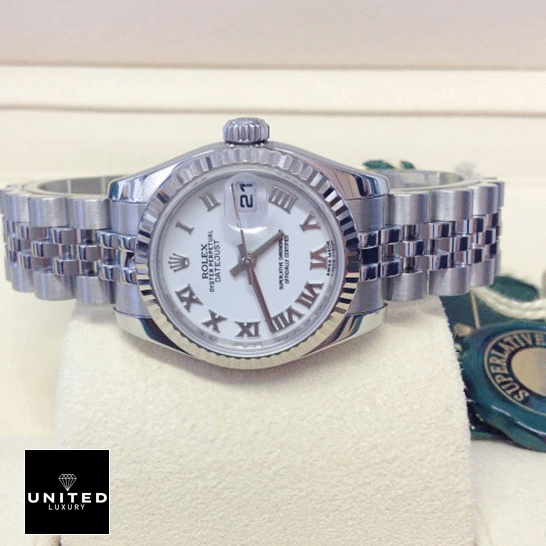 Rolex Datejust 179174 White Romen Numerial Dial Inspired