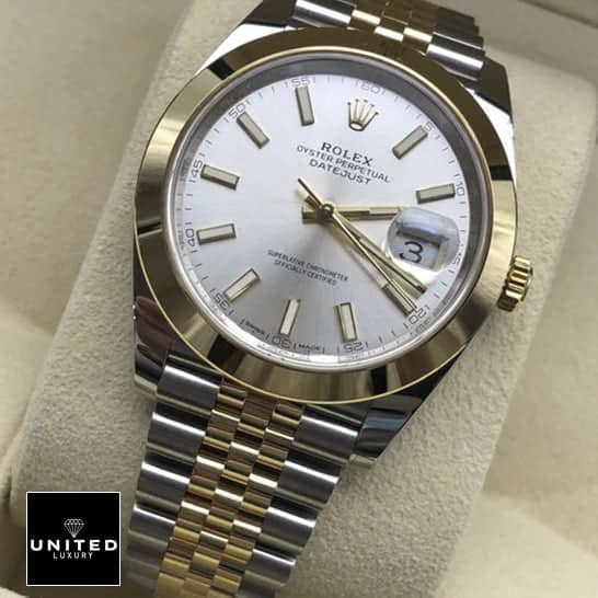 Rolex Datejust 41 126303-0002 Silver Dial Inspired stick indices and stick hands in box