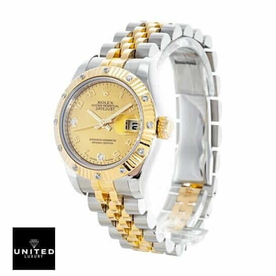 Rolex Datejust 179313 Gold With Diamond Bezel Inspired