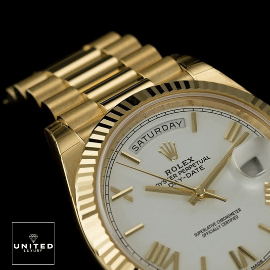 Rolex Day-Date 40 228238 Inspired Yellow Gold Oyster Bracelet