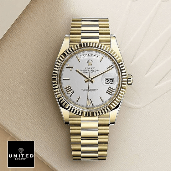 Rolex Day-Date 40 228238 White Dial Inspired