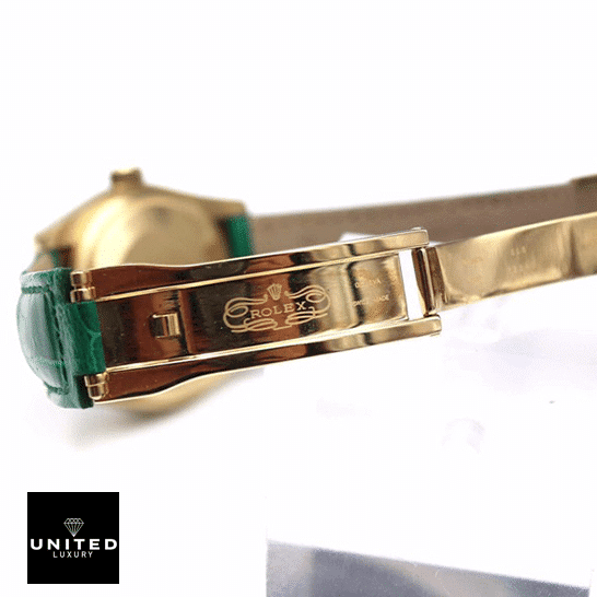 Rolex Day-Date 118138-0003 Inspired Green Bracelet open Fold Clasp