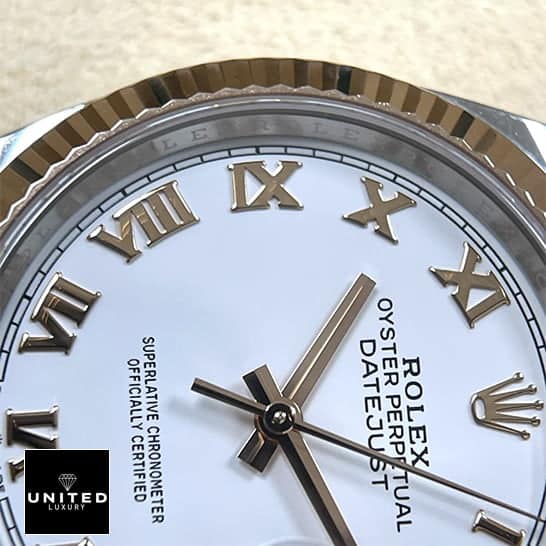 Rolex Datejust 36 White Roman Inspired