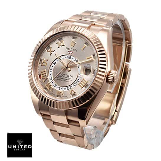 Rolex Sky-Dweller Pink Gold 326935-0004 Oyster Inspired