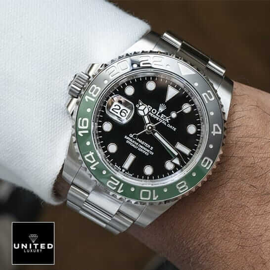 Rolex Gmt-Master II Sprite Black Dial Inspired on the hand