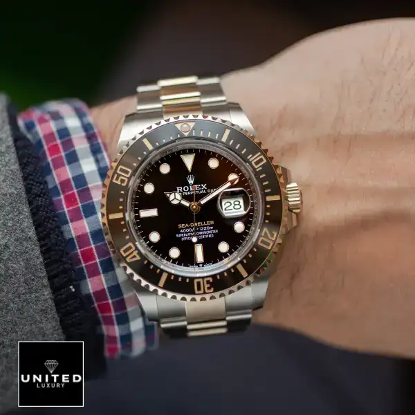 Rolex Sea-Dweller In Two-Tone ‘Rolesor’ Steel And Yellow Gold Inspired - Luxury Homage Submariner – High-Quality Automatic Watch