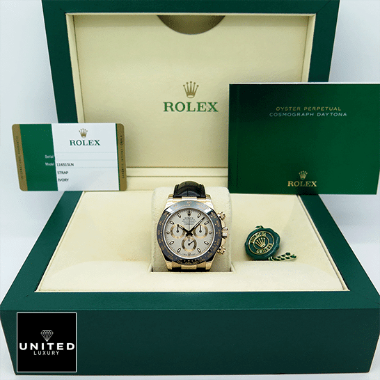 Rolex Cosmograph Daytona 116515LN-0003 Inspired in the Rolex Box & Guarantee Card