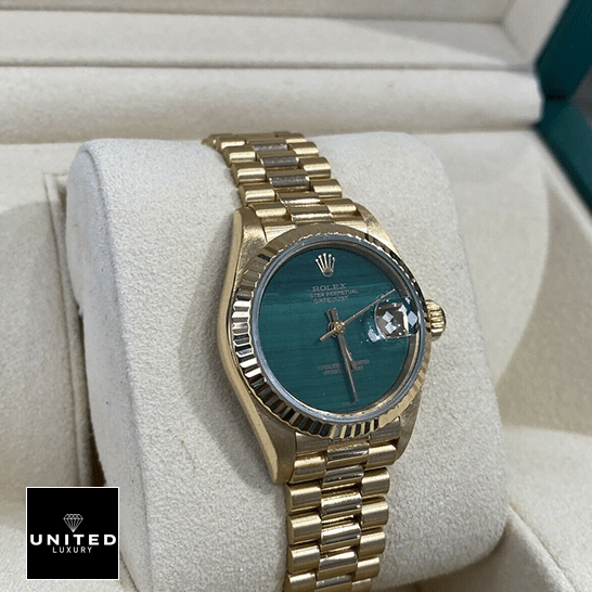 Rolex Datejust 69178 Yellow Gold Case & Fluted Bezel Inspired in box