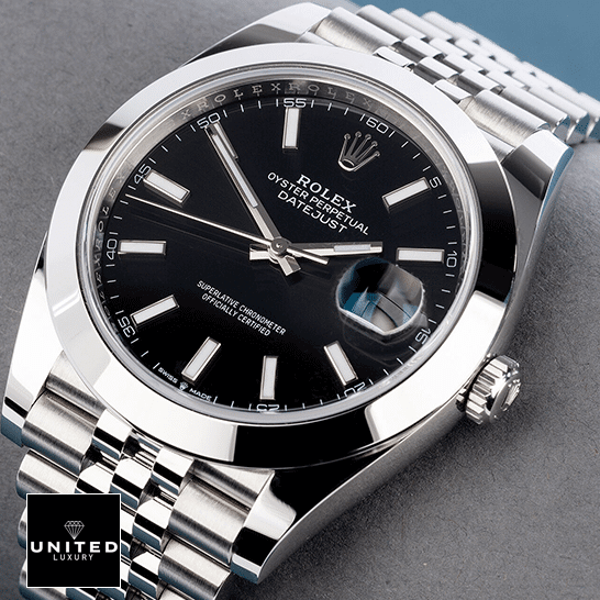 Rolex Datejust 11823 Steel Black Dial Jubilee Inspired