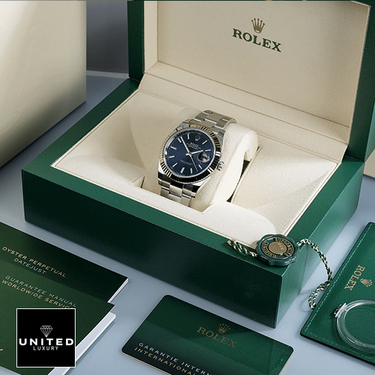 Rolex Datejust 126334 Steel Automatic Blue Dial Oyster Inspired in the Rolex Box