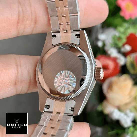 Rolex 278271 Stainless Steel Case Jubilee Inspired on the hand & flowers