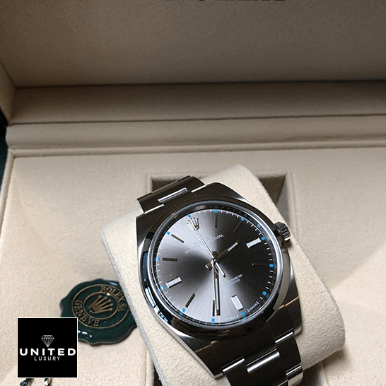 Rolex Datejust Perpetual 114300 Grey Dial Inspired in the box