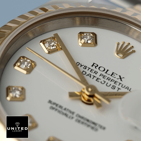 Rolex Datejust 179173 White Dial Diamond Inspired