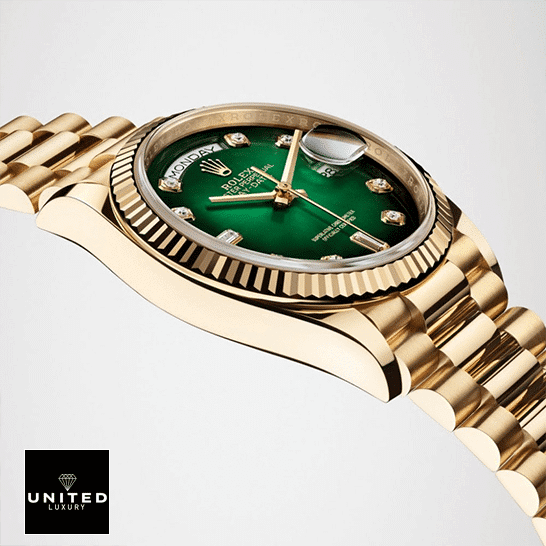 Rolex Day-Date Yellow Gold Case118238 Inspired Leftside