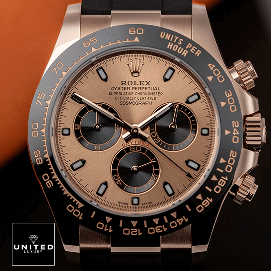 Rolex Daytona Cosmograph 116515LN Rose Gold Dial Inspired