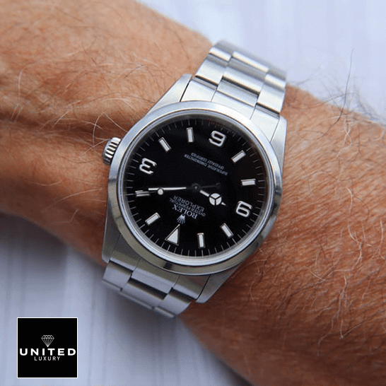 Rolex Explorer 124270 Stainless Steel Oyster Inspired on his arm