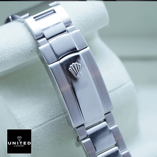 Rolex Milgauss 116400 Stainless Steel Oyster Bracelet Fold Clasp on the Rolex Logo Inspired