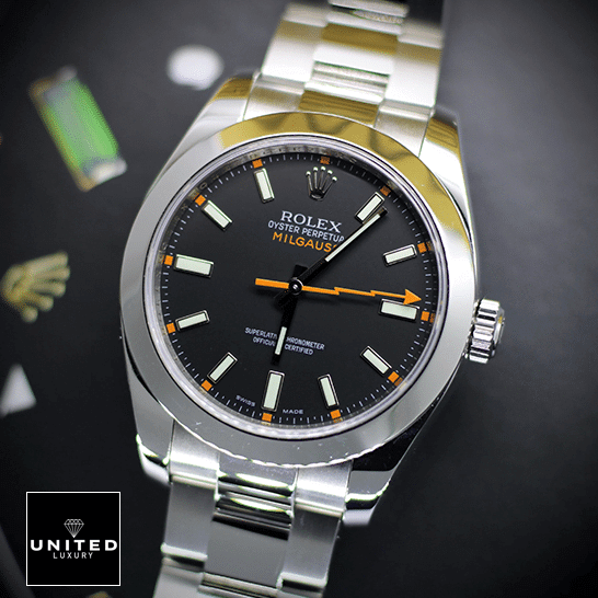 Rolex Milgauss 116400 Black Dial Oyster Inspired