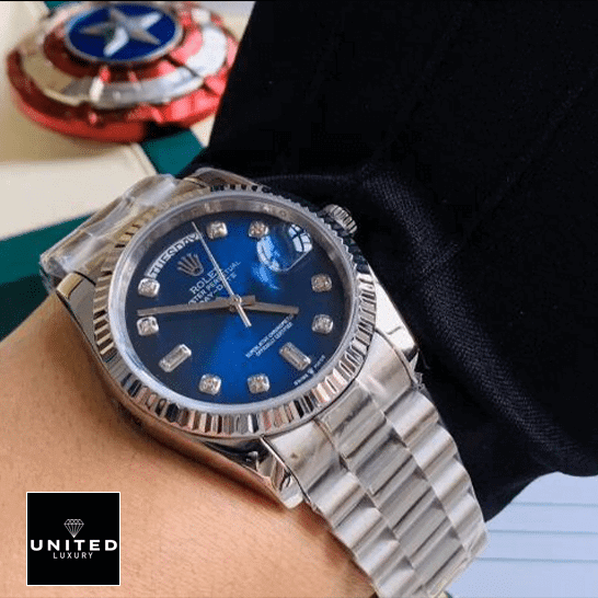 Rolex Day-Date 36 7118-1200R-01 Inspired on his arm